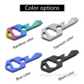 Titanium Bottle Opener Keychain Multitool with high quality